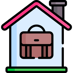 von zuhause aus arbeiten icon