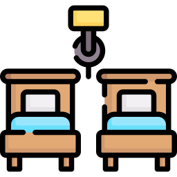 camas dobles icono