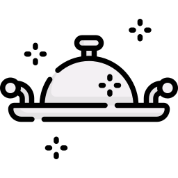 Serving dish icon