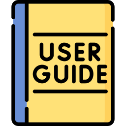 guía del usuario icono