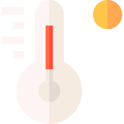 High temperatures icon