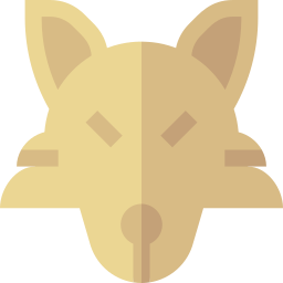 Grey fox icon