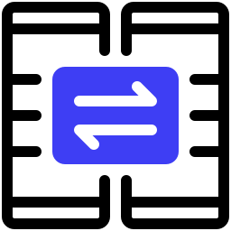 Transfer data icon