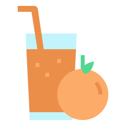 Orange juice icon