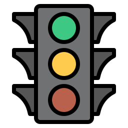 Traffic light icon