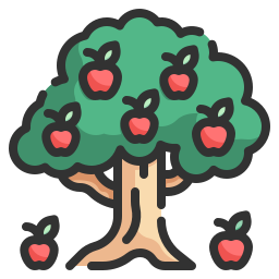 albero di mele icona