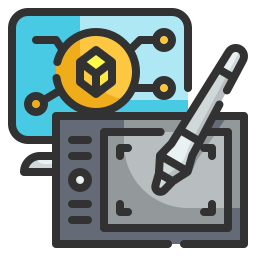 Pen tablet icon