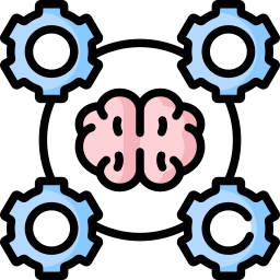 processo cerebrale icona