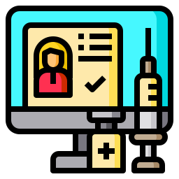 Vaccine record icon