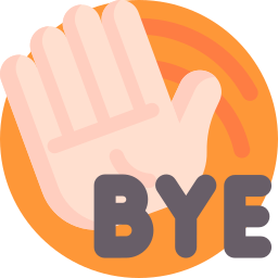 Goodbye icon