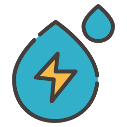 energía del agua icono