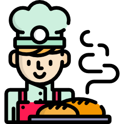 chef pâtissier Icône
