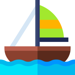 Sail boat icon