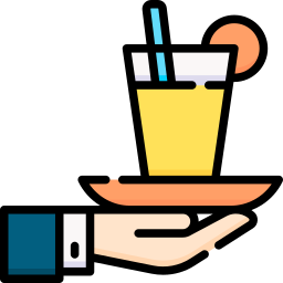 Welcome drink icon