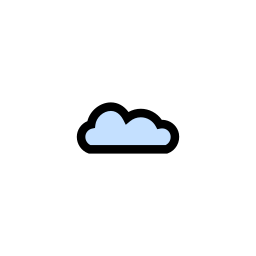 nuageux Icône