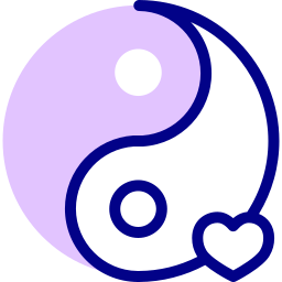 yin yang ikona