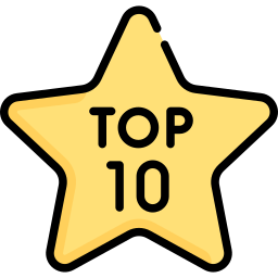 top 10 icoon