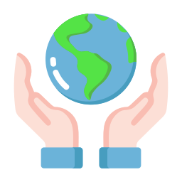 Earth globe icon