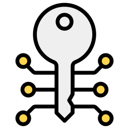 klucz cyfrowy ikona