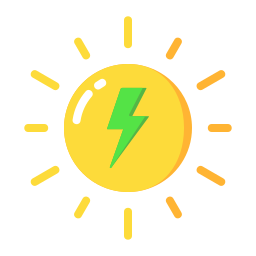 zon energie icoon