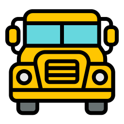 autobús escolar icono