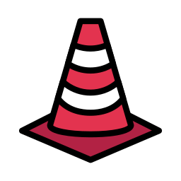 Traffic cone icon