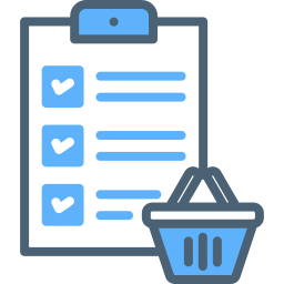 Shopping list icon