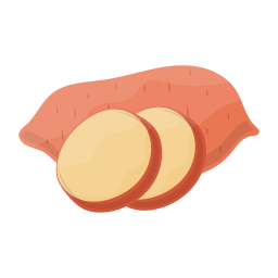 Сладкая картошка иконка