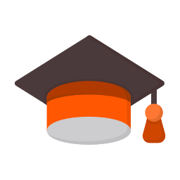 Graduation hat icon