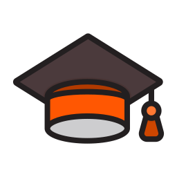 Graduation hat icon