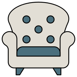 Seater sofa icon