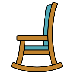 Rocking chair icon