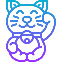 maneki neko Icône