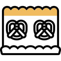 galleta salada icono