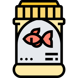 Fish food icon