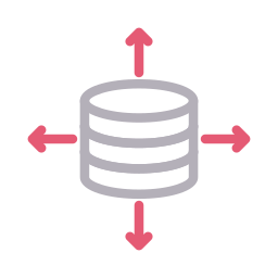 transferencia de datos icono