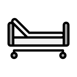 Hospital bed icon