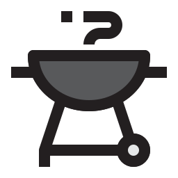 griglia per barbecue icona