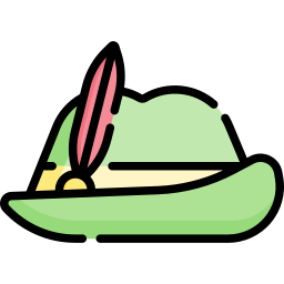 tradycyjny kapelusz ikona