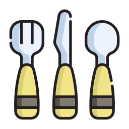strumenti per mangiare icona