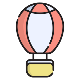 mongolfiera icona