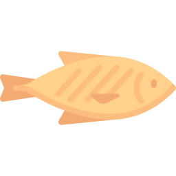 pesce essiccato icona