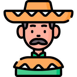 hombre mexicano icono