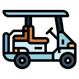 Golf cart icon