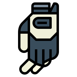 Golf gloves icon