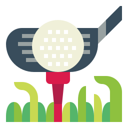 pelota de golf icono