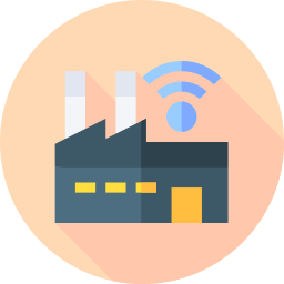 Smart factory icon