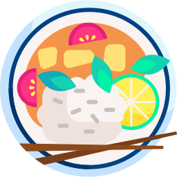 Chicken curry icon
