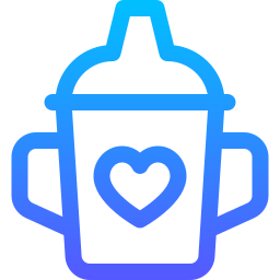 Baby mug icon