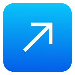 Up right arrow icon